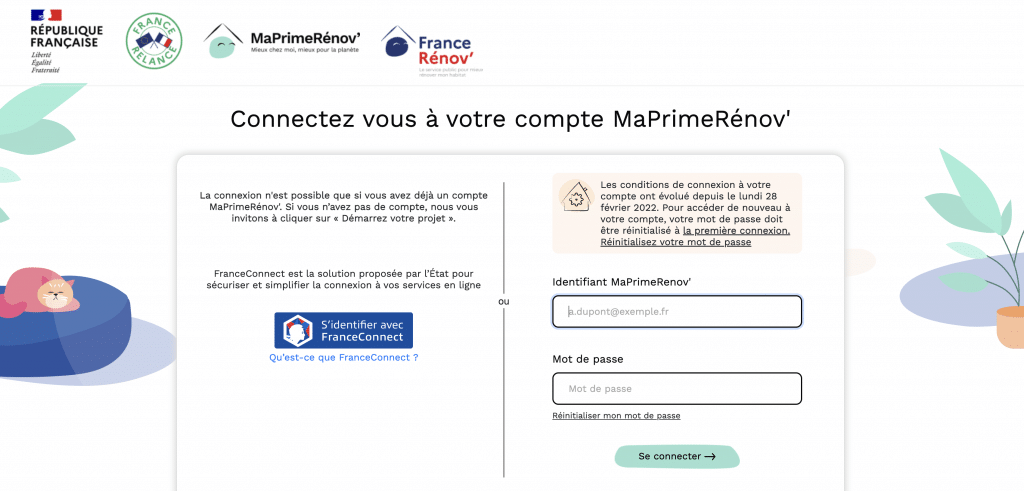 Comment se connecter à mon compte MaPrimeRénov' ?