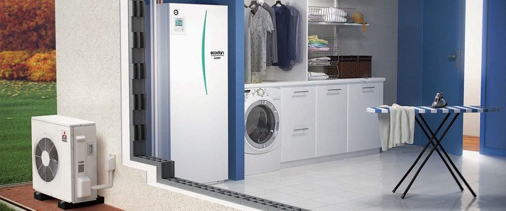 PAC Ecodan hydrobox Duo air light