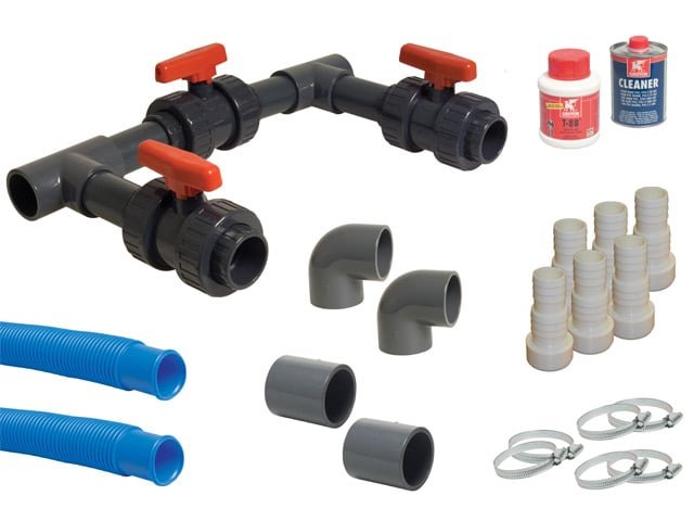 Kit indispensable pour le raccordement hydraulique d'une pompe à chaleur 