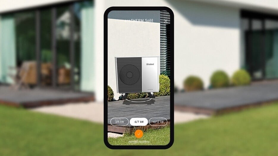 Pompe à chaleur et application de réalité virtuelle 